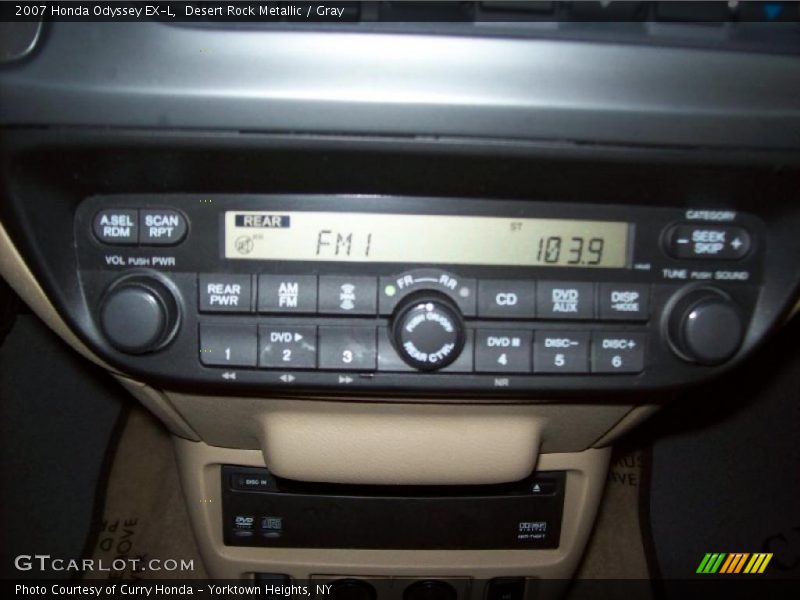 Desert Rock Metallic / Gray 2007 Honda Odyssey EX-L