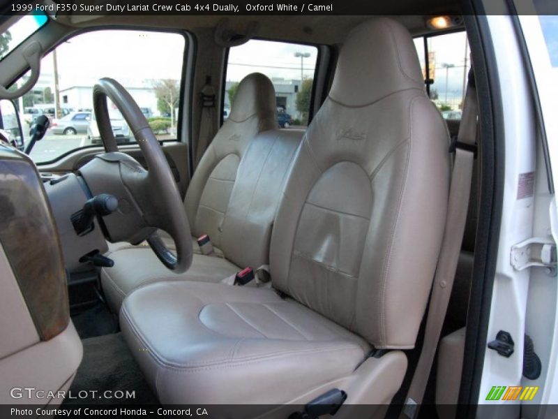 Oxford White / Camel 1999 Ford F350 Super Duty Lariat Crew Cab 4x4 Dually