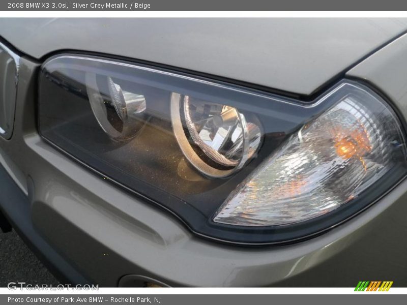 Silver Grey Metallic / Beige 2008 BMW X3 3.0si