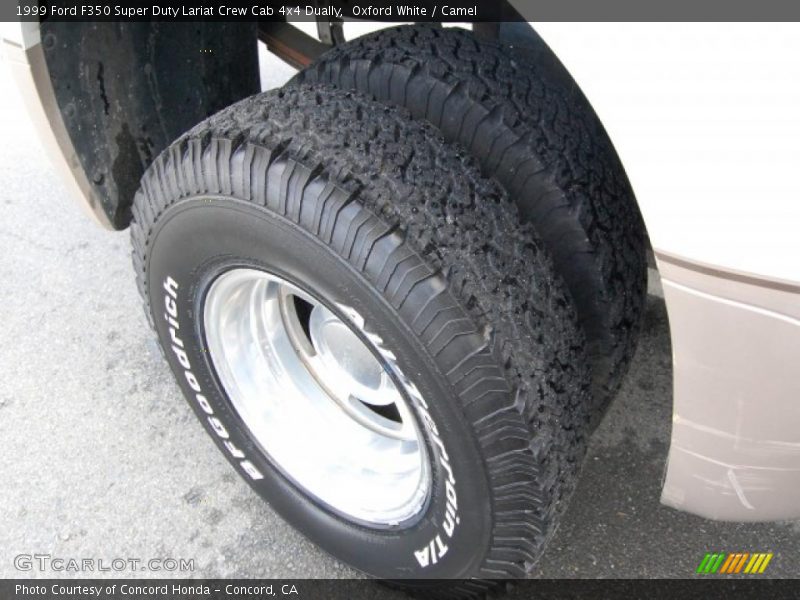 Oxford White / Camel 1999 Ford F350 Super Duty Lariat Crew Cab 4x4 Dually