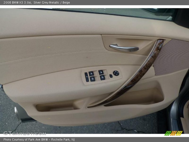 Silver Grey Metallic / Beige 2008 BMW X3 3.0si