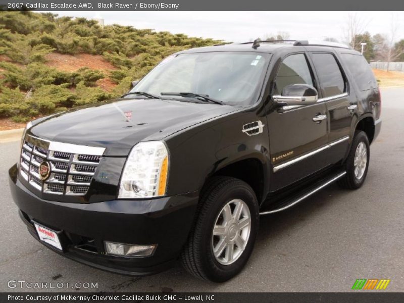 Black Raven / Ebony/Ebony 2007 Cadillac Escalade AWD