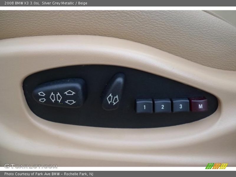 Silver Grey Metallic / Beige 2008 BMW X3 3.0si