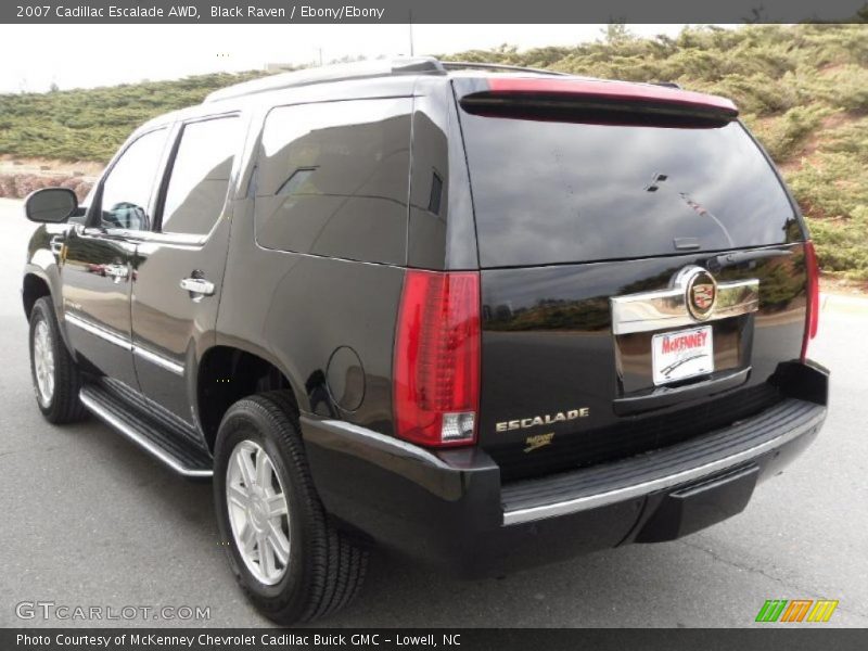 Black Raven / Ebony/Ebony 2007 Cadillac Escalade AWD