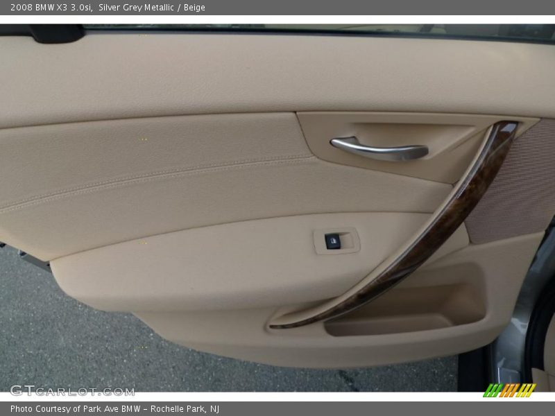 Silver Grey Metallic / Beige 2008 BMW X3 3.0si