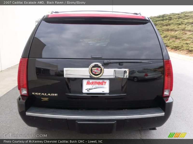 Black Raven / Ebony/Ebony 2007 Cadillac Escalade AWD