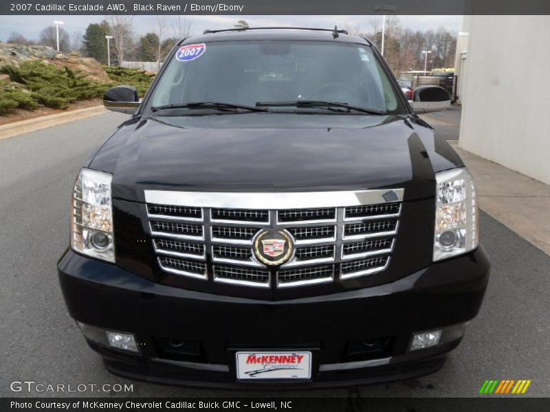 Black Raven / Ebony/Ebony 2007 Cadillac Escalade AWD