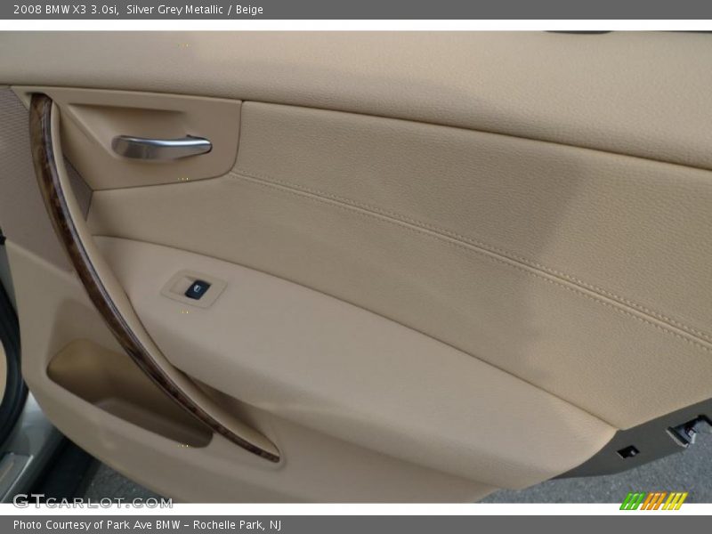 Silver Grey Metallic / Beige 2008 BMW X3 3.0si