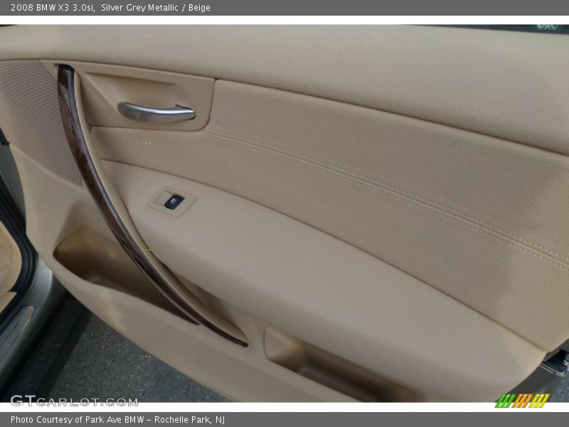 Silver Grey Metallic / Beige 2008 BMW X3 3.0si