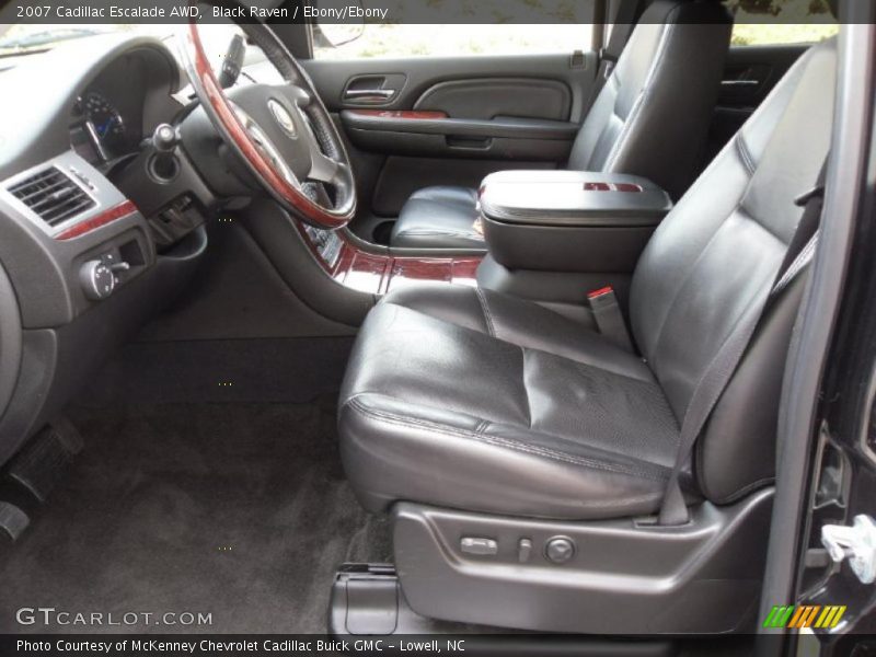 Black Raven / Ebony/Ebony 2007 Cadillac Escalade AWD