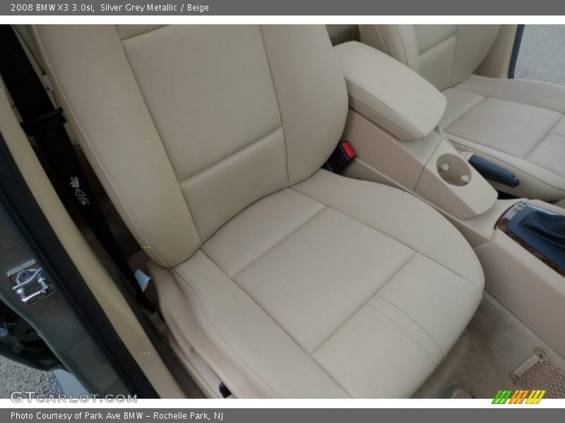 Silver Grey Metallic / Beige 2008 BMW X3 3.0si