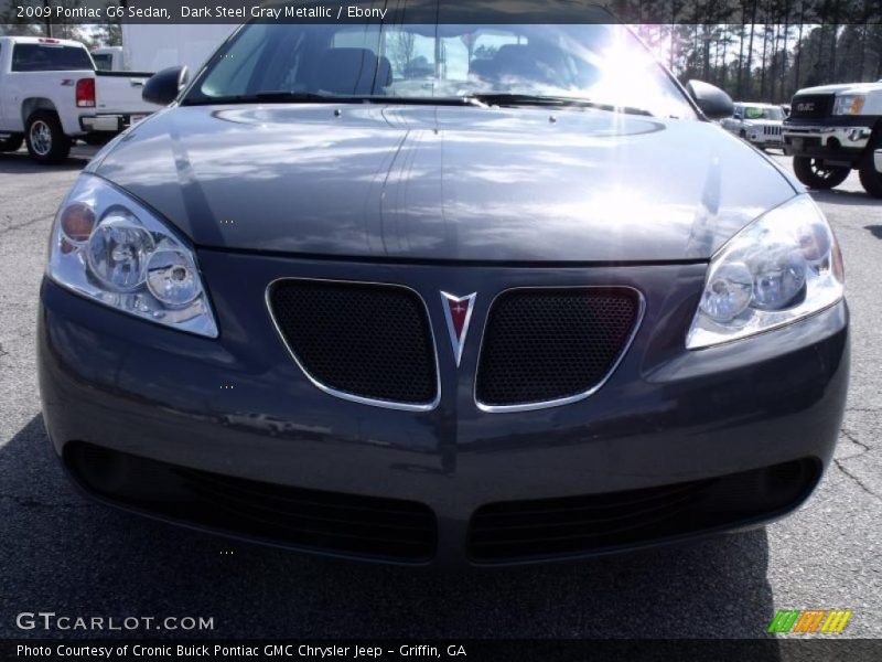 Dark Steel Gray Metallic / Ebony 2009 Pontiac G6 Sedan