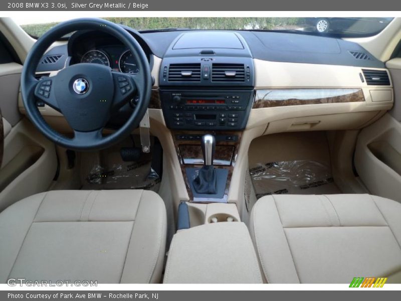 Silver Grey Metallic / Beige 2008 BMW X3 3.0si