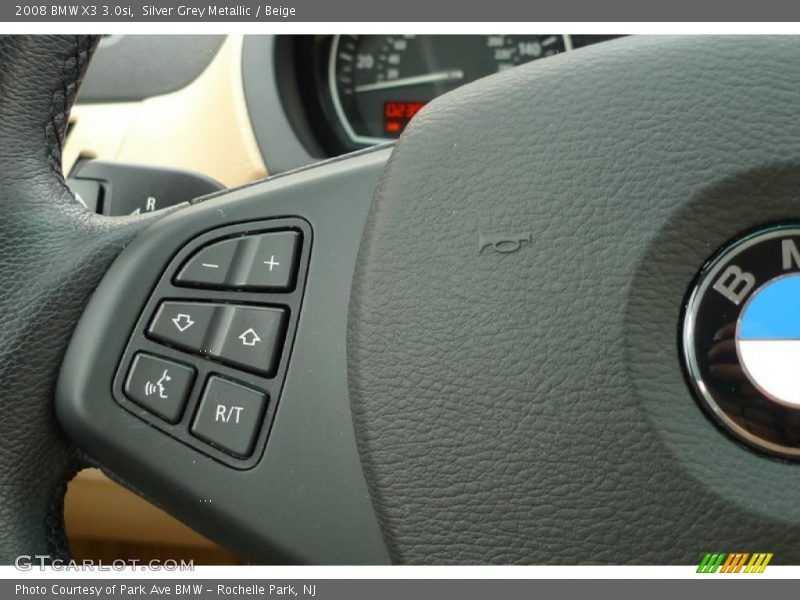 Silver Grey Metallic / Beige 2008 BMW X3 3.0si