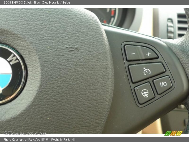 Silver Grey Metallic / Beige 2008 BMW X3 3.0si