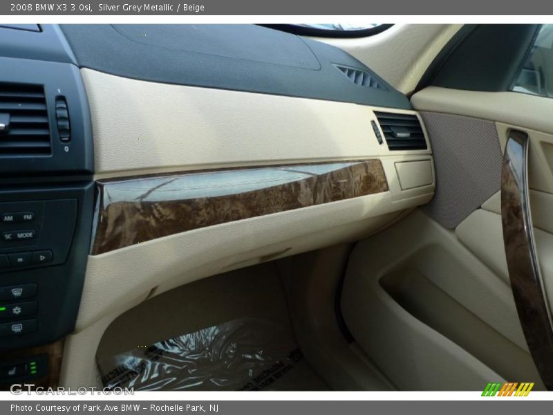 Silver Grey Metallic / Beige 2008 BMW X3 3.0si