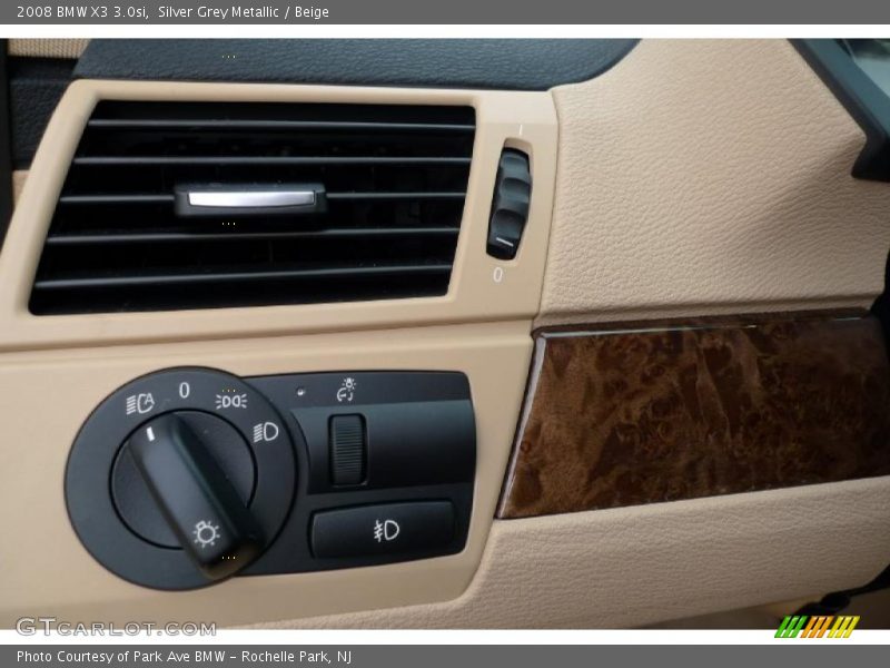 Silver Grey Metallic / Beige 2008 BMW X3 3.0si