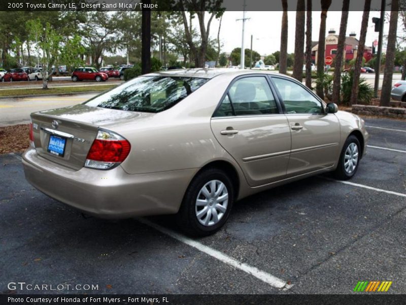 Desert Sand Mica / Taupe 2005 Toyota Camry LE