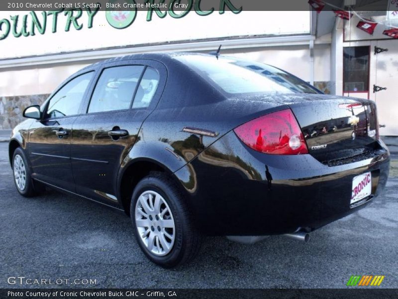 Black Granite Metallic / Gray 2010 Chevrolet Cobalt LS Sedan