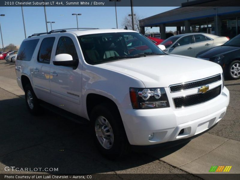 Summit White / Ebony 2010 Chevrolet Suburban LT 4x4