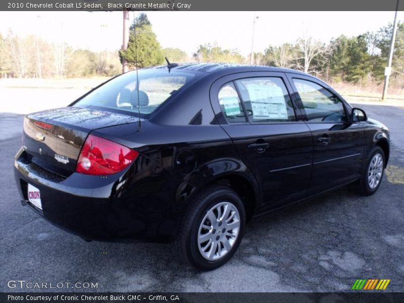 Black Granite Metallic / Gray 2010 Chevrolet Cobalt LS Sedan