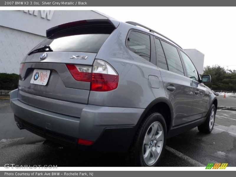 Silver Grey Metallic / Black 2007 BMW X3 3.0si