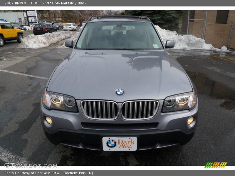 Silver Grey Metallic / Black 2007 BMW X3 3.0si