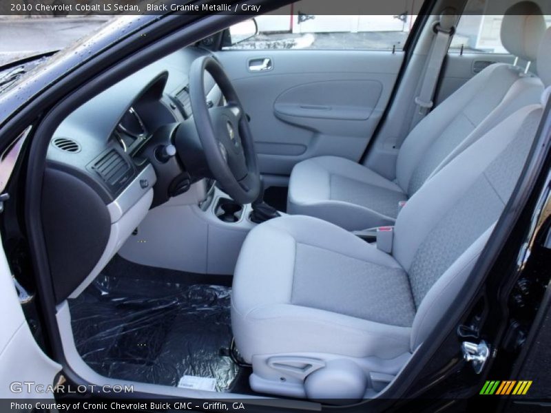 Black Granite Metallic / Gray 2010 Chevrolet Cobalt LS Sedan