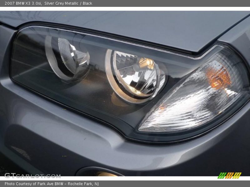 Silver Grey Metallic / Black 2007 BMW X3 3.0si