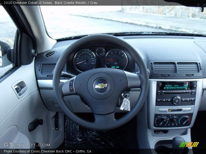 Black Granite Metallic / Gray 2010 Chevrolet Cobalt LS Sedan