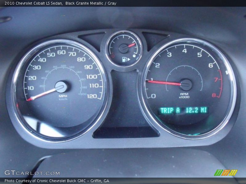 Black Granite Metallic / Gray 2010 Chevrolet Cobalt LS Sedan