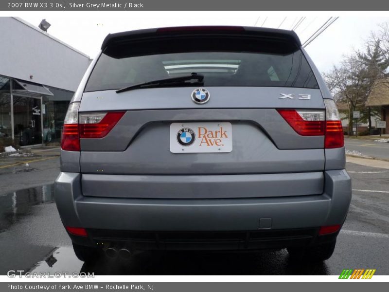 Silver Grey Metallic / Black 2007 BMW X3 3.0si
