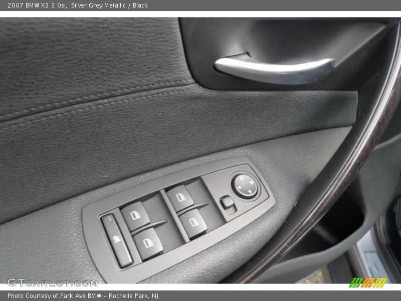 Silver Grey Metallic / Black 2007 BMW X3 3.0si