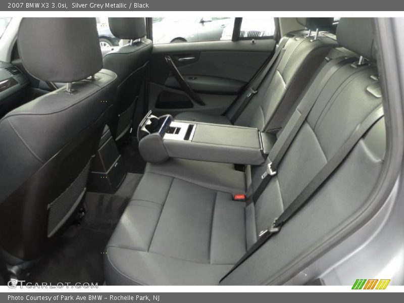 Silver Grey Metallic / Black 2007 BMW X3 3.0si