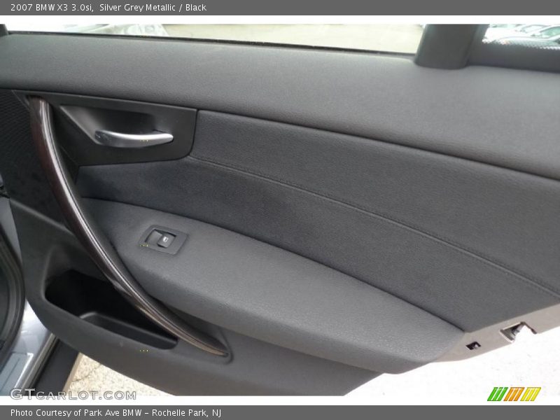 Silver Grey Metallic / Black 2007 BMW X3 3.0si