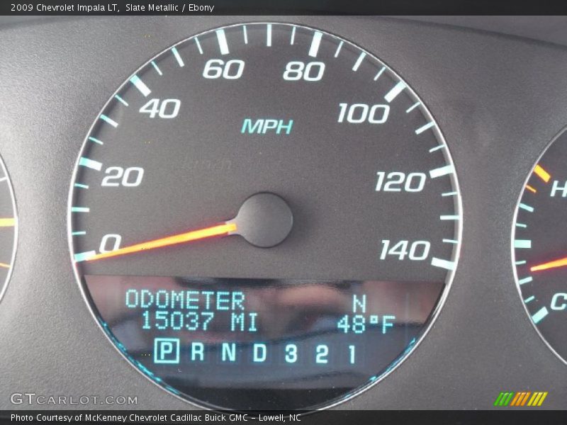 Slate Metallic / Ebony 2009 Chevrolet Impala LT