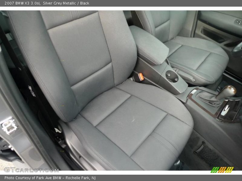 Silver Grey Metallic / Black 2007 BMW X3 3.0si