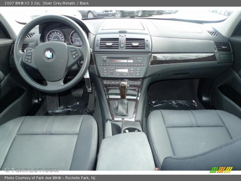 Silver Grey Metallic / Black 2007 BMW X3 3.0si