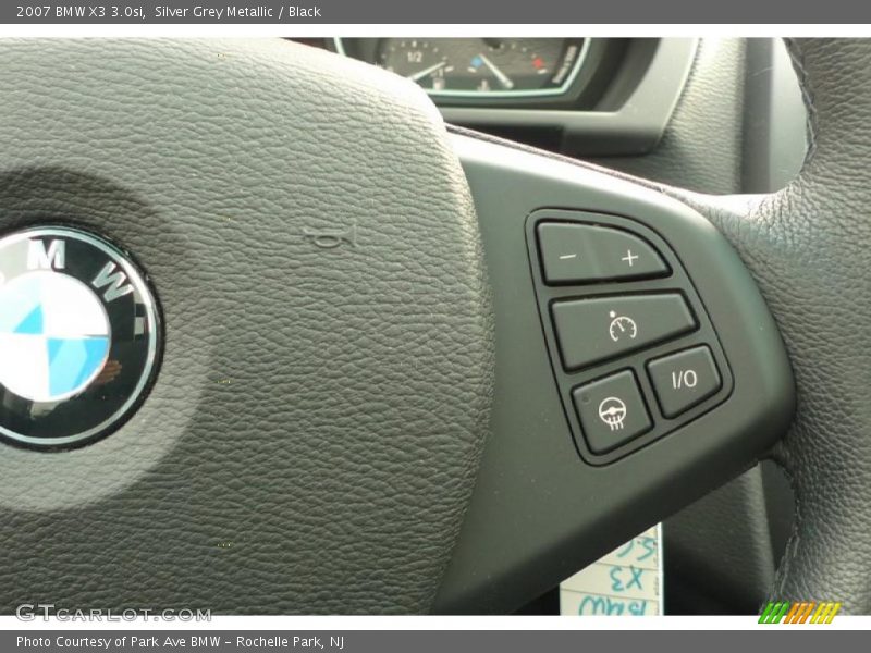 Silver Grey Metallic / Black 2007 BMW X3 3.0si