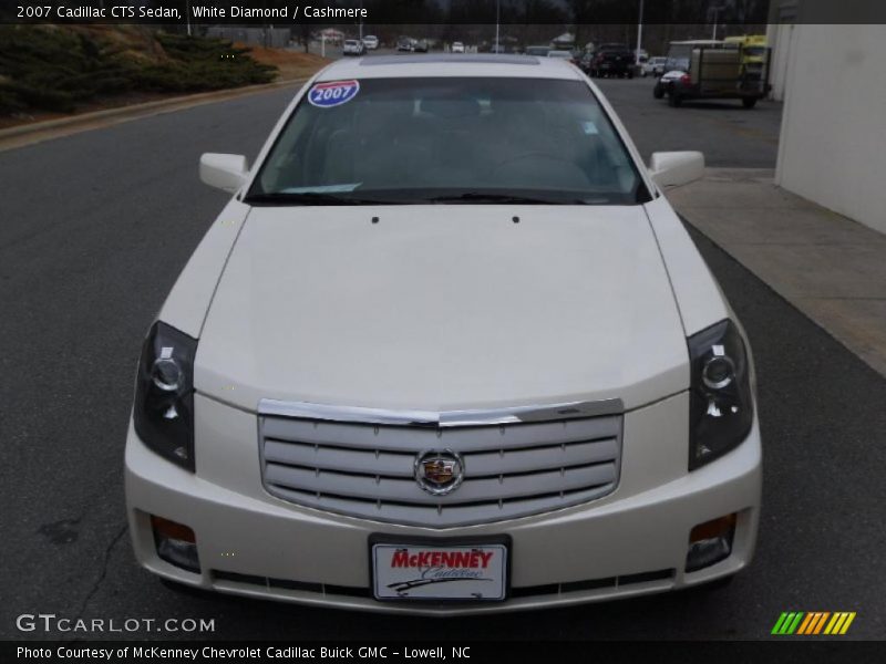 White Diamond / Cashmere 2007 Cadillac CTS Sedan