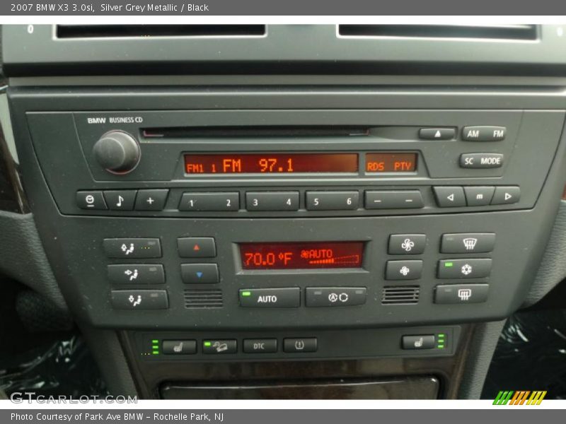 Silver Grey Metallic / Black 2007 BMW X3 3.0si