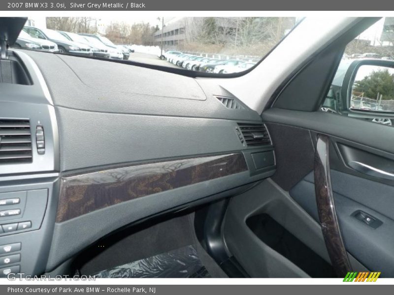 Silver Grey Metallic / Black 2007 BMW X3 3.0si