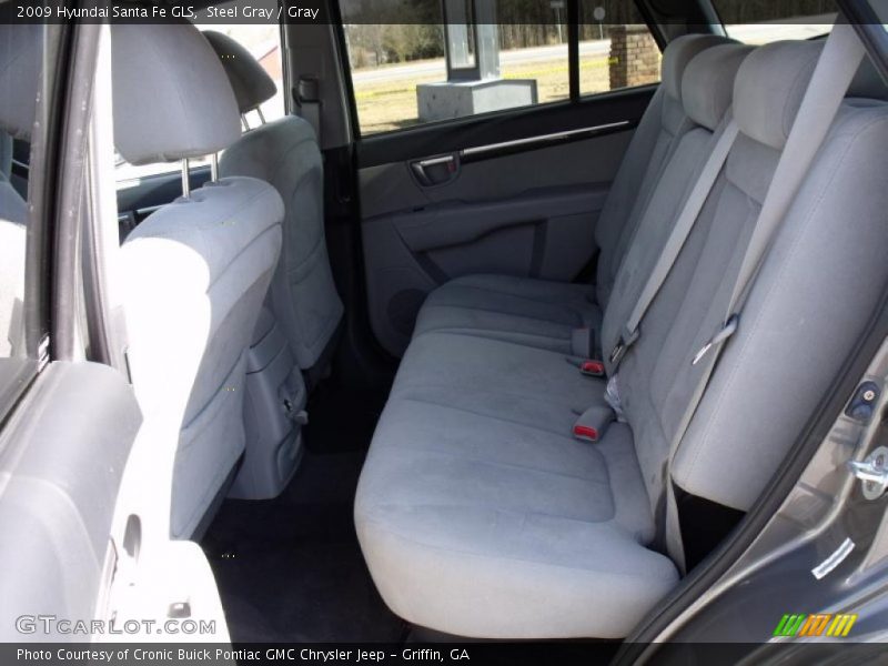Steel Gray / Gray 2009 Hyundai Santa Fe GLS