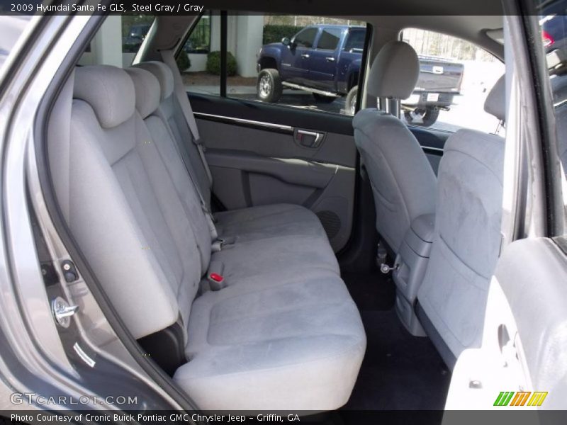 Steel Gray / Gray 2009 Hyundai Santa Fe GLS