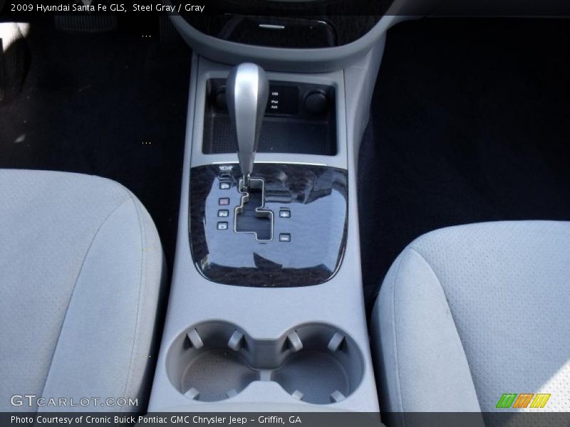 Steel Gray / Gray 2009 Hyundai Santa Fe GLS