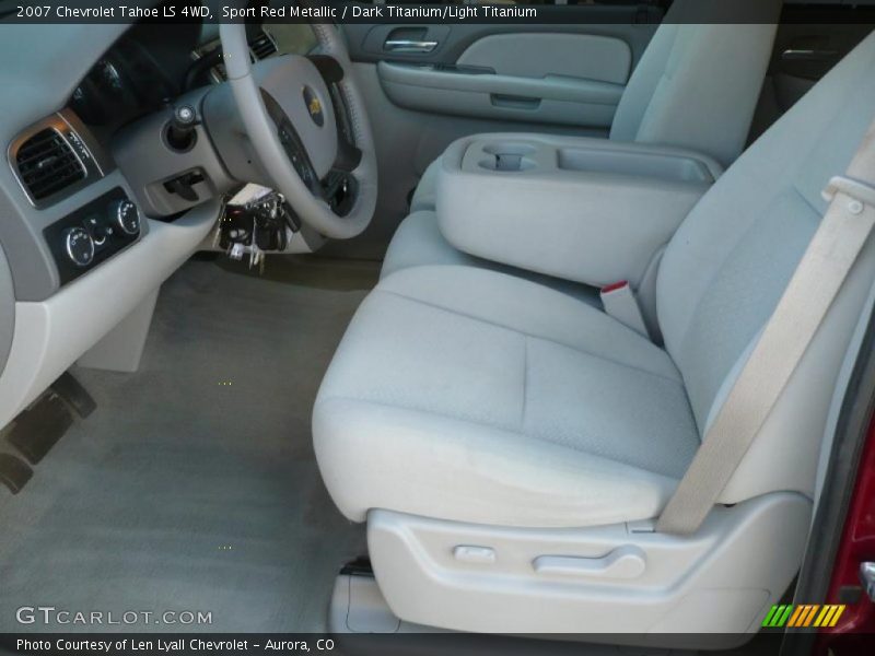 Sport Red Metallic / Dark Titanium/Light Titanium 2007 Chevrolet Tahoe LS 4WD