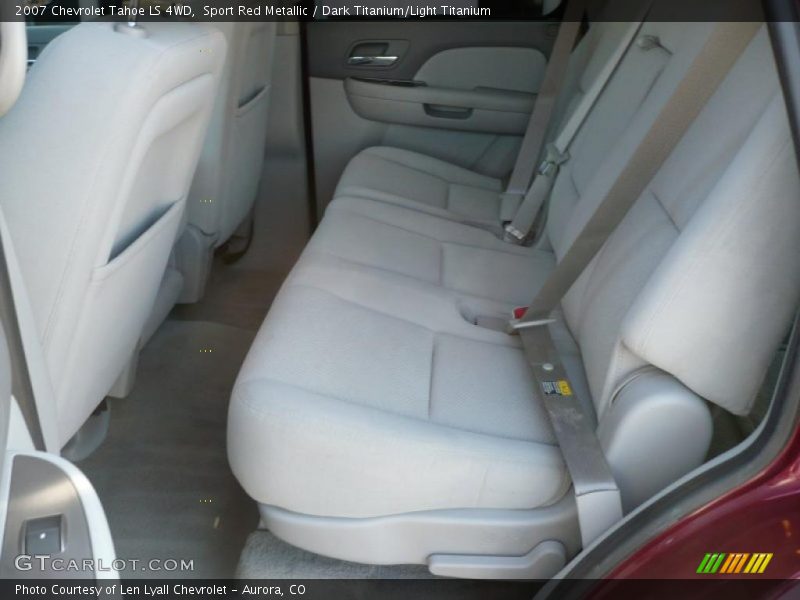 Sport Red Metallic / Dark Titanium/Light Titanium 2007 Chevrolet Tahoe LS 4WD