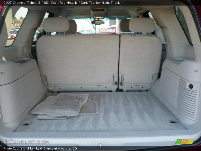 Sport Red Metallic / Dark Titanium/Light Titanium 2007 Chevrolet Tahoe LS 4WD