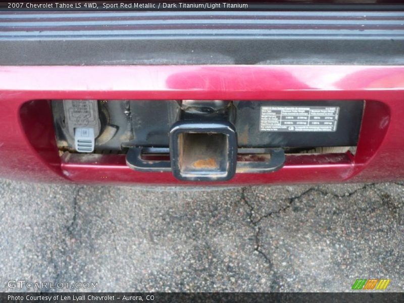 Sport Red Metallic / Dark Titanium/Light Titanium 2007 Chevrolet Tahoe LS 4WD