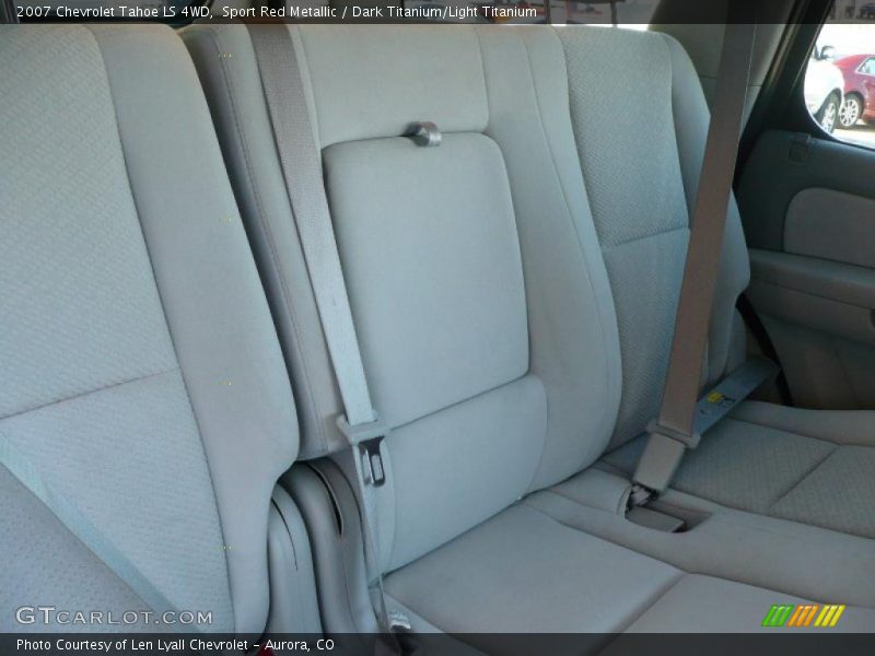 Sport Red Metallic / Dark Titanium/Light Titanium 2007 Chevrolet Tahoe LS 4WD